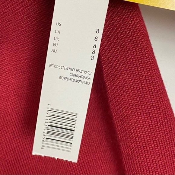 Rae Dunn Kids 6 Believe Christmas Plaid Pajamas Flannel Holiday Matching Family - Picture 3 of 5